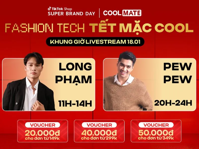 Sự kiện Super Brand Day Coolmate