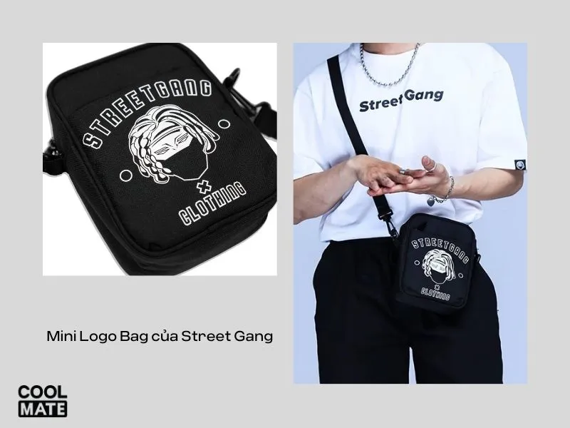 Túi đeo chéo Local Brand giá rẻ Street Gang - Mini Logo Bag