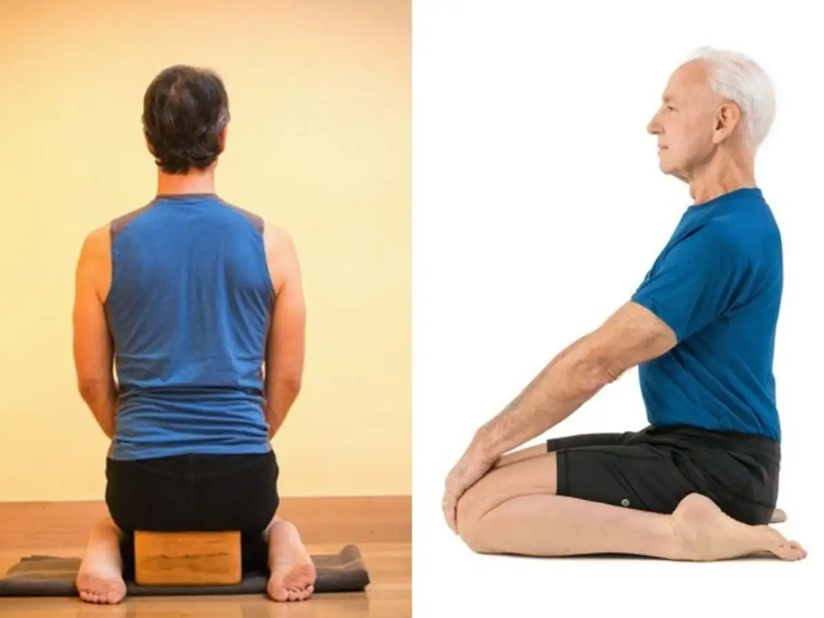 Virasana đặc biệt hữu ích sau khi đứng hoặc đi bộ nhiều