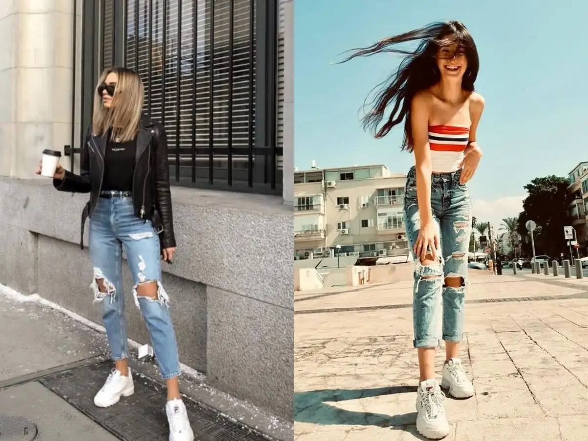 "Cool ngầu" với quần jeans rách