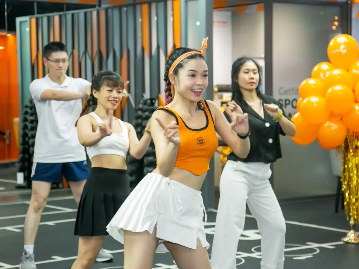 Lớp học nhảy Zumba tại CLB Getfit