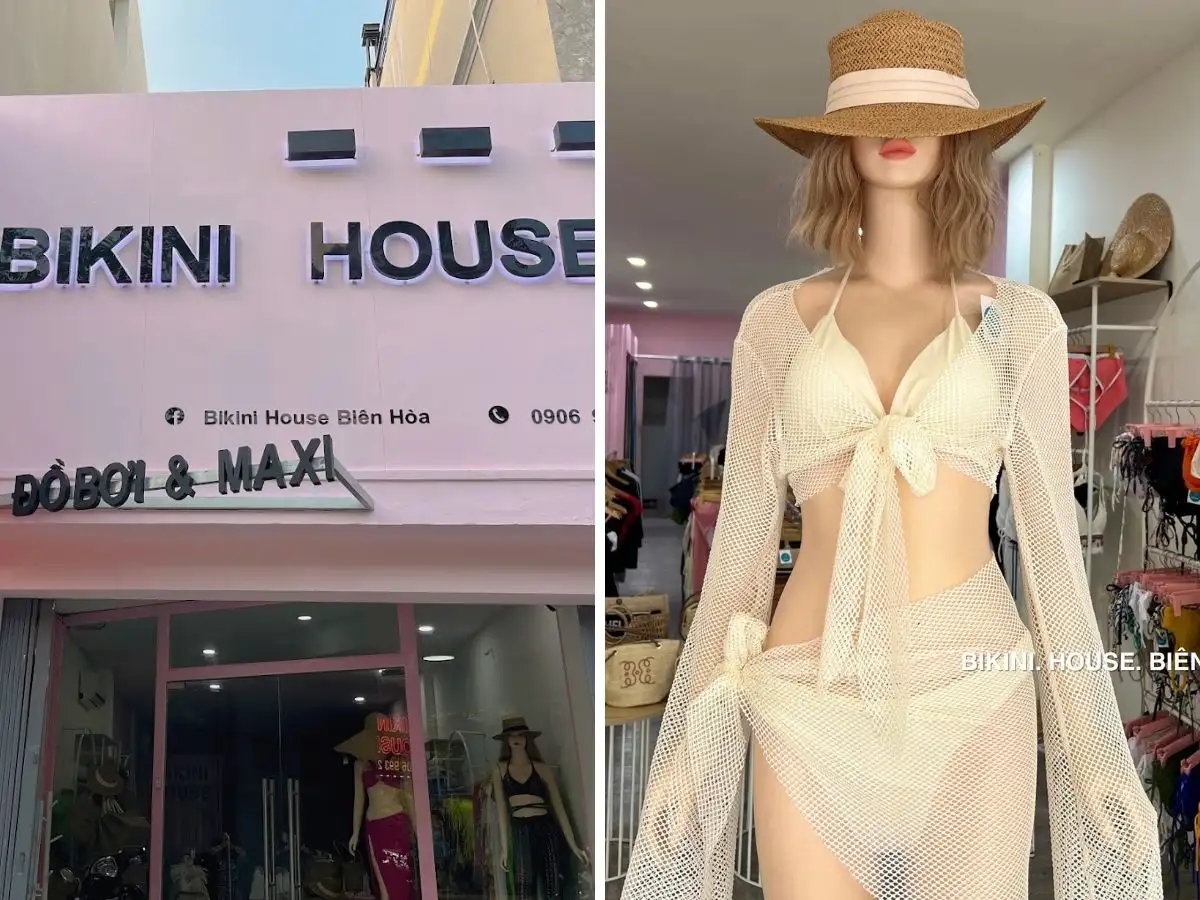 Bikini House Biên Hoà chuyên cung cấp các mẫu đồ bơi đa dạng kiểu dáng đặc biệt (Nguồn: Bikini House) 