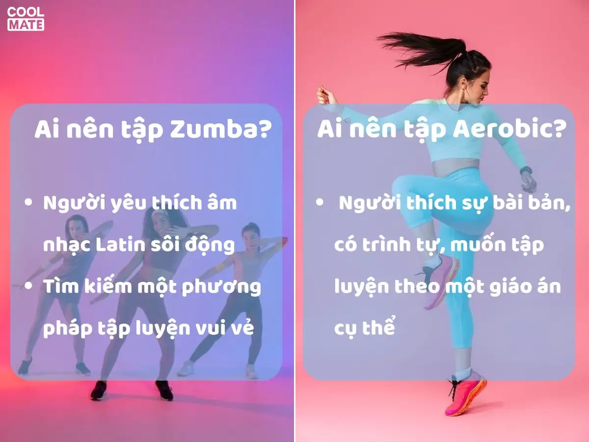 Ai nên tập zumba? Ai nên tập aerobic