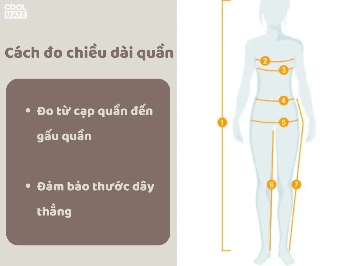 Hướng dẫn đo chiều dài quần để chọn size quần legging phù hợp