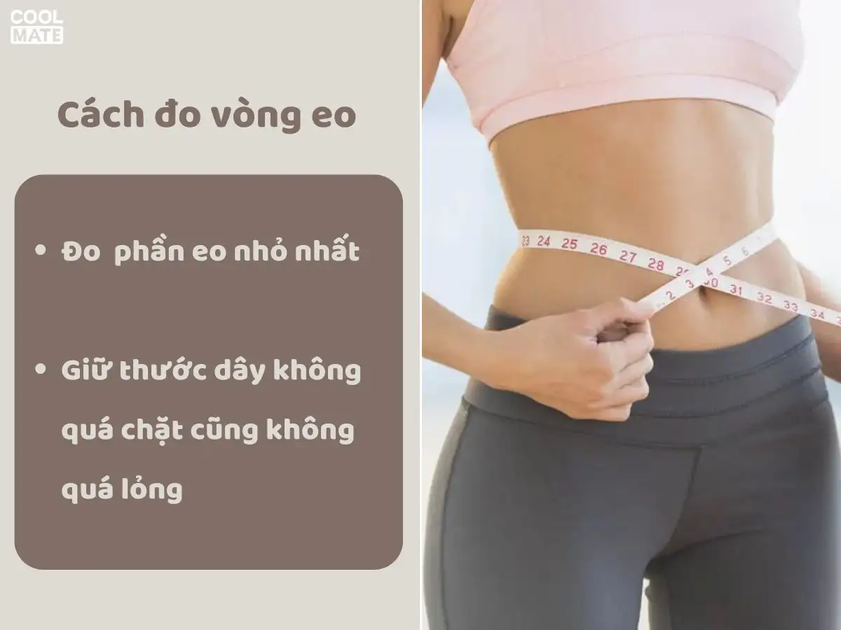 Hướng dẫn đo vòng eo để chọn size quần legging phù hợp