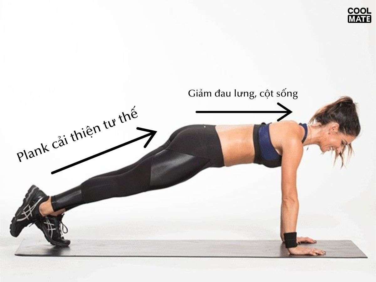 Plank giúp cải thiện tư thế