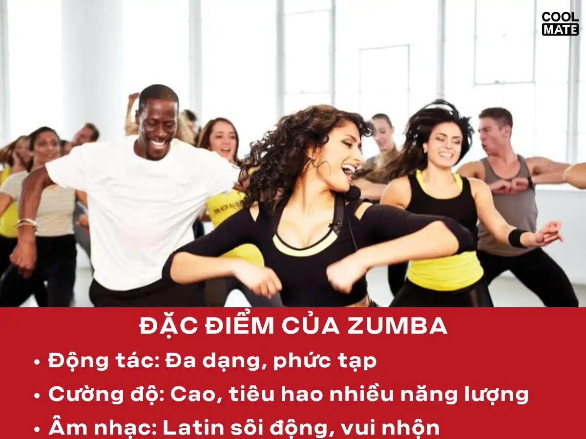 Đặc điểm của zumba