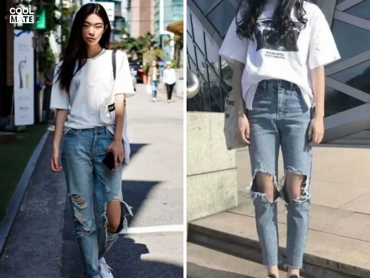 Phối đồ layer nhiều lớp để tạo nên outfit cá tính, bụi bặm và ấm áp