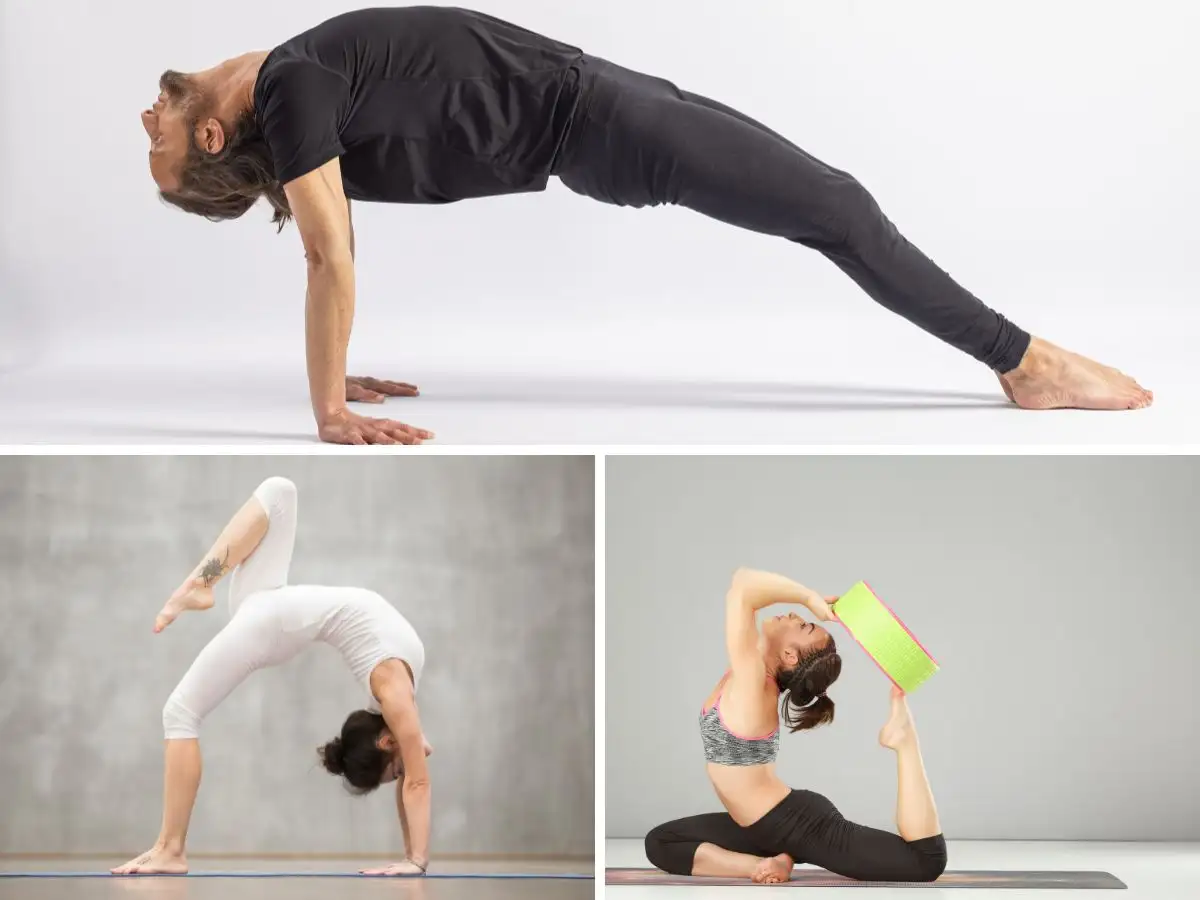 Tư thế bánh xe trong yoga giúp dẻo dai và tăng cường sức khỏe cơ, khớp cũng như toàn cơ thể