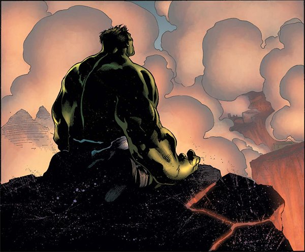 Do hoàn cảnh sống và những chuyện xảy ra xung quanh mà Hulk luôn chỉ muốn ở một mình 