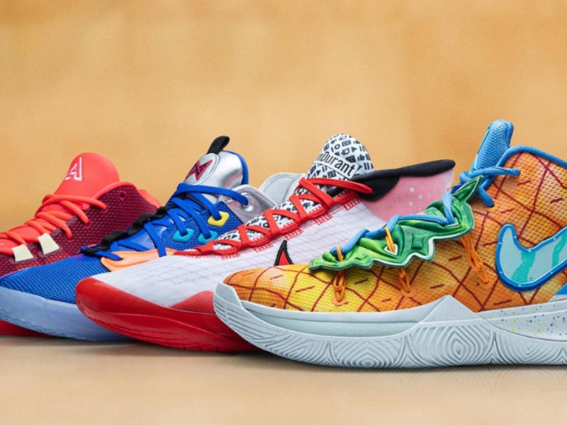 Giày bóng rổ Nike đa dạng màu sắc và thiết kế