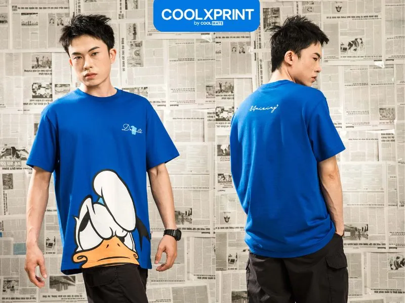 Hình in lên áo thun Donald Duck hài hước