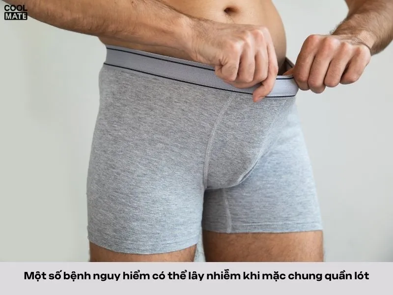 Nam giới không nên mặc chung đồ lót với nhau