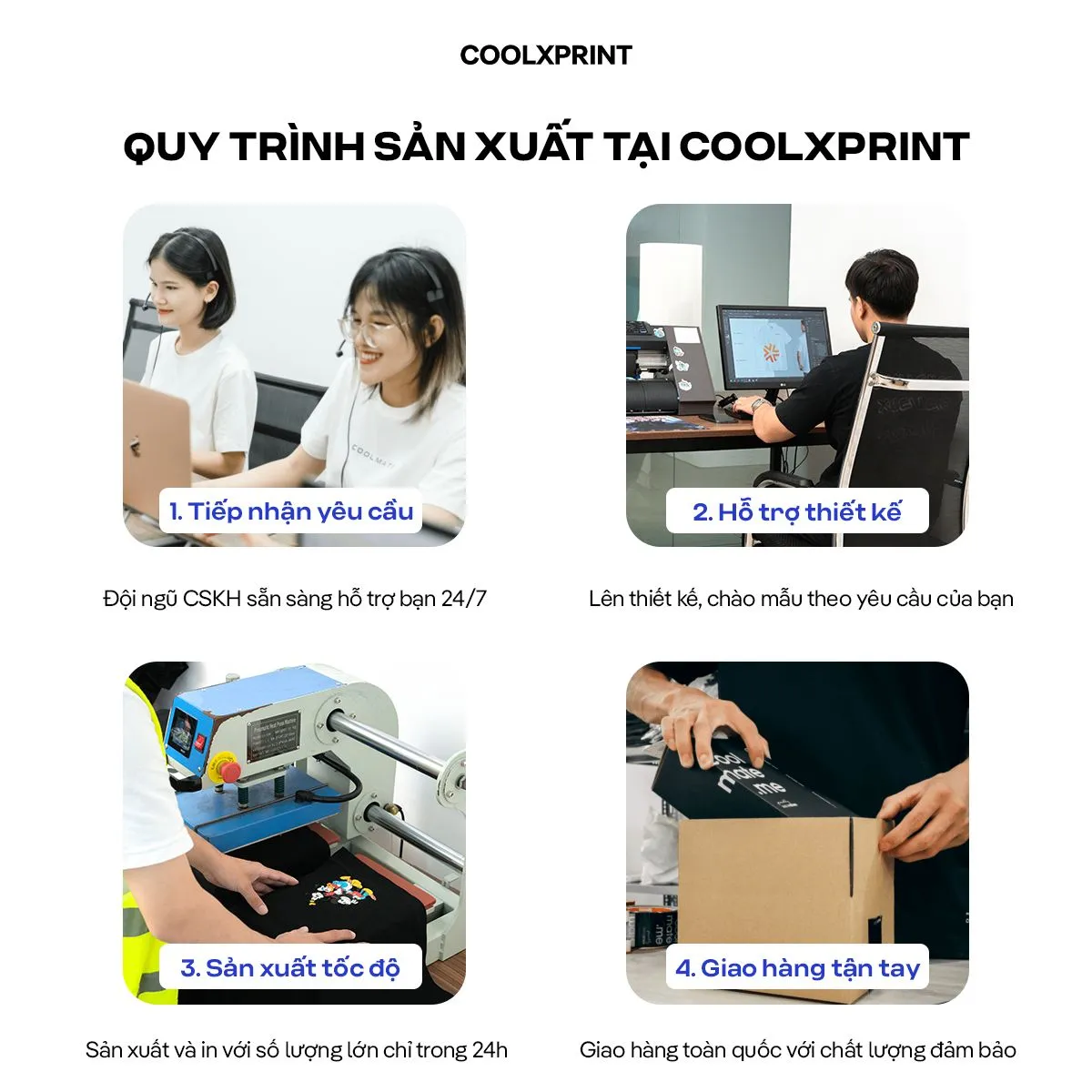 Lý do nên chọn in hình trên áo tại CoolxPrint ngay hôm nay