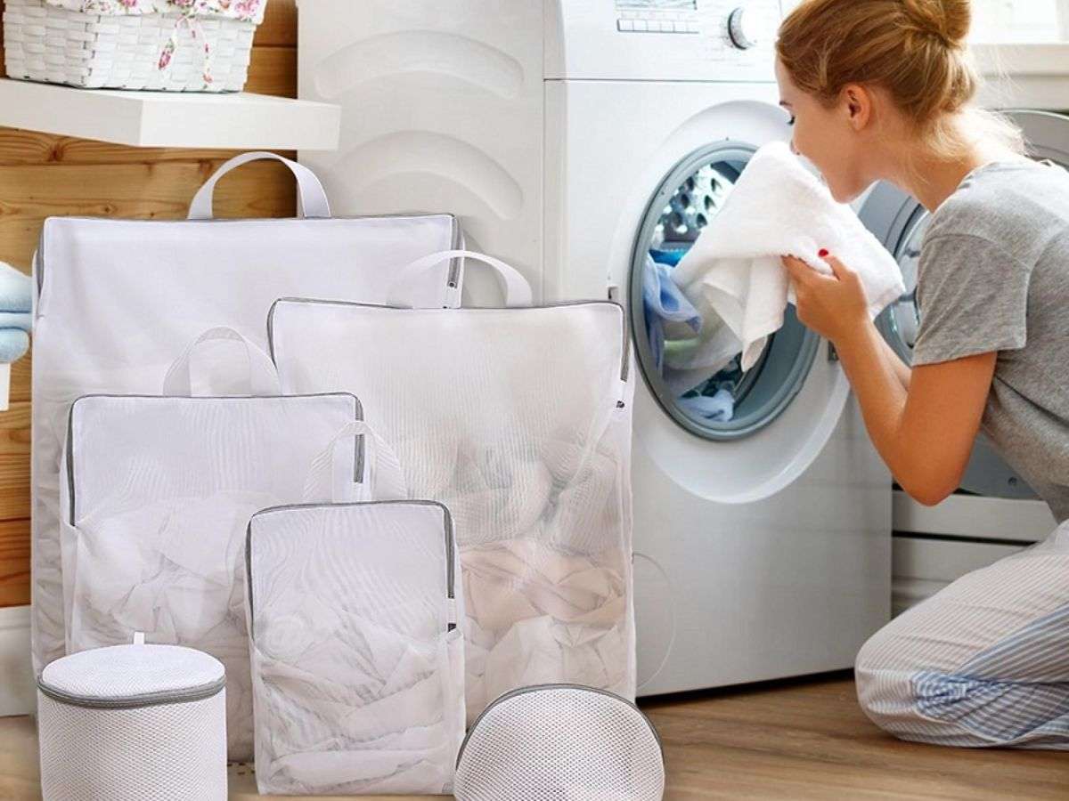 Không thể thiếu túi giặt chuyên dụng