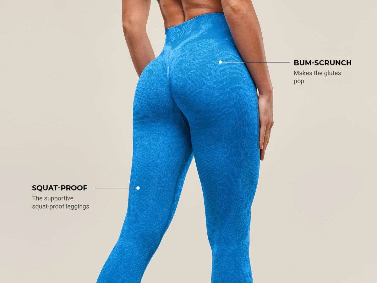 "Squat-proof" chỉ khả năng của vải quần đủ dày để không bị nhìn xuyên thấu