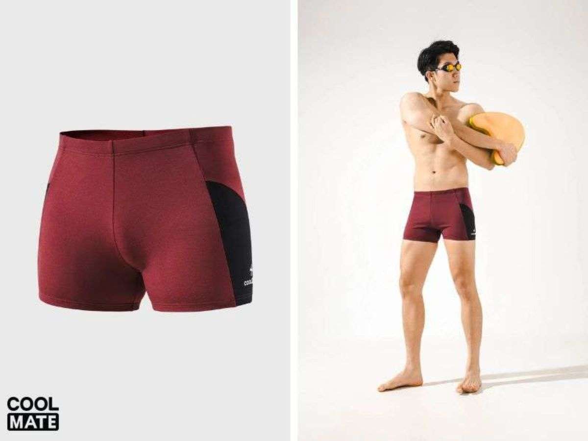 Quần bơi nam Coolmate thể hiện sự năng động và thoải mái