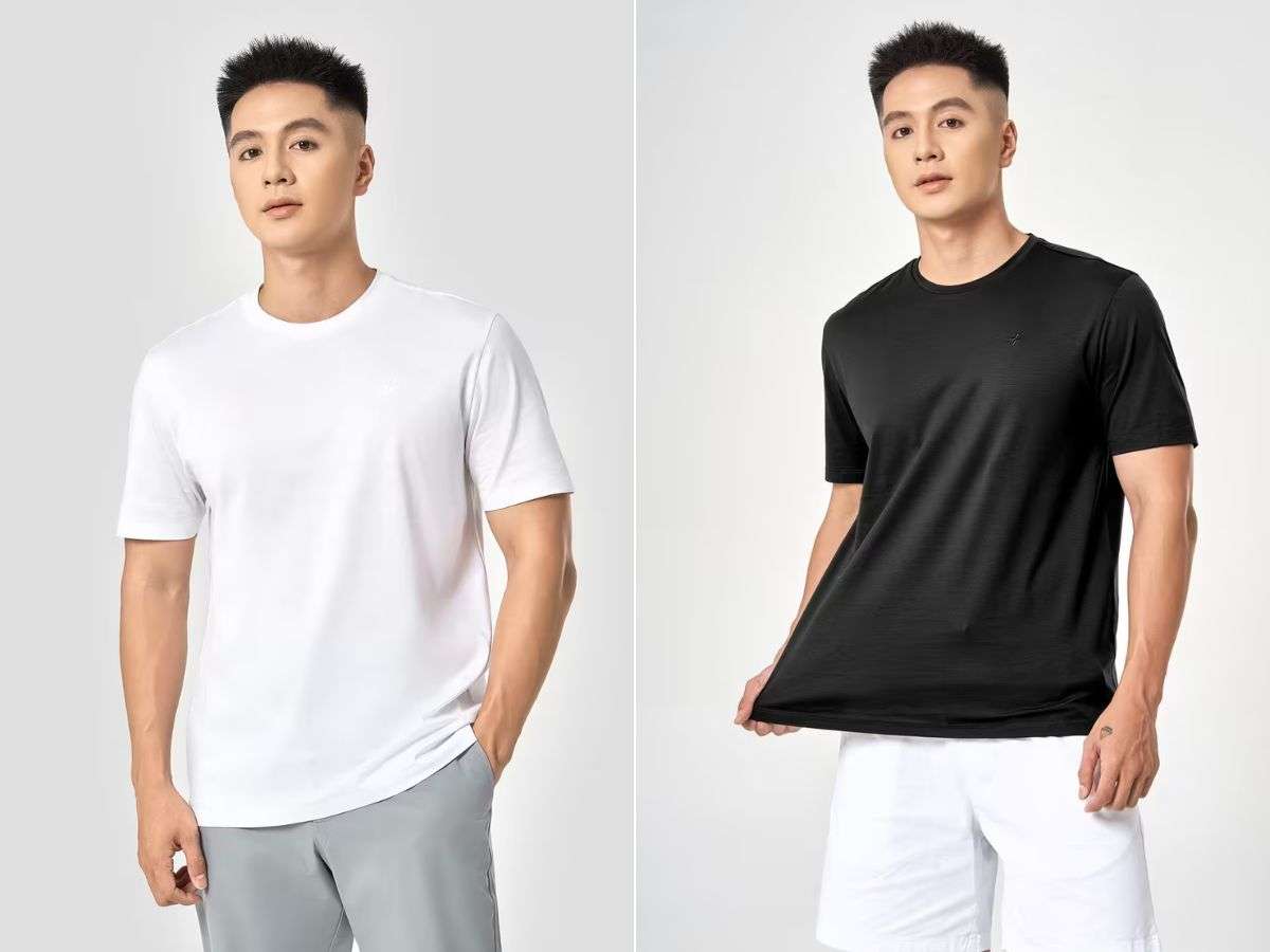 Áo thun nam Premium Cotton có khả năng chống nhăn và giữ form dáng vượt trội