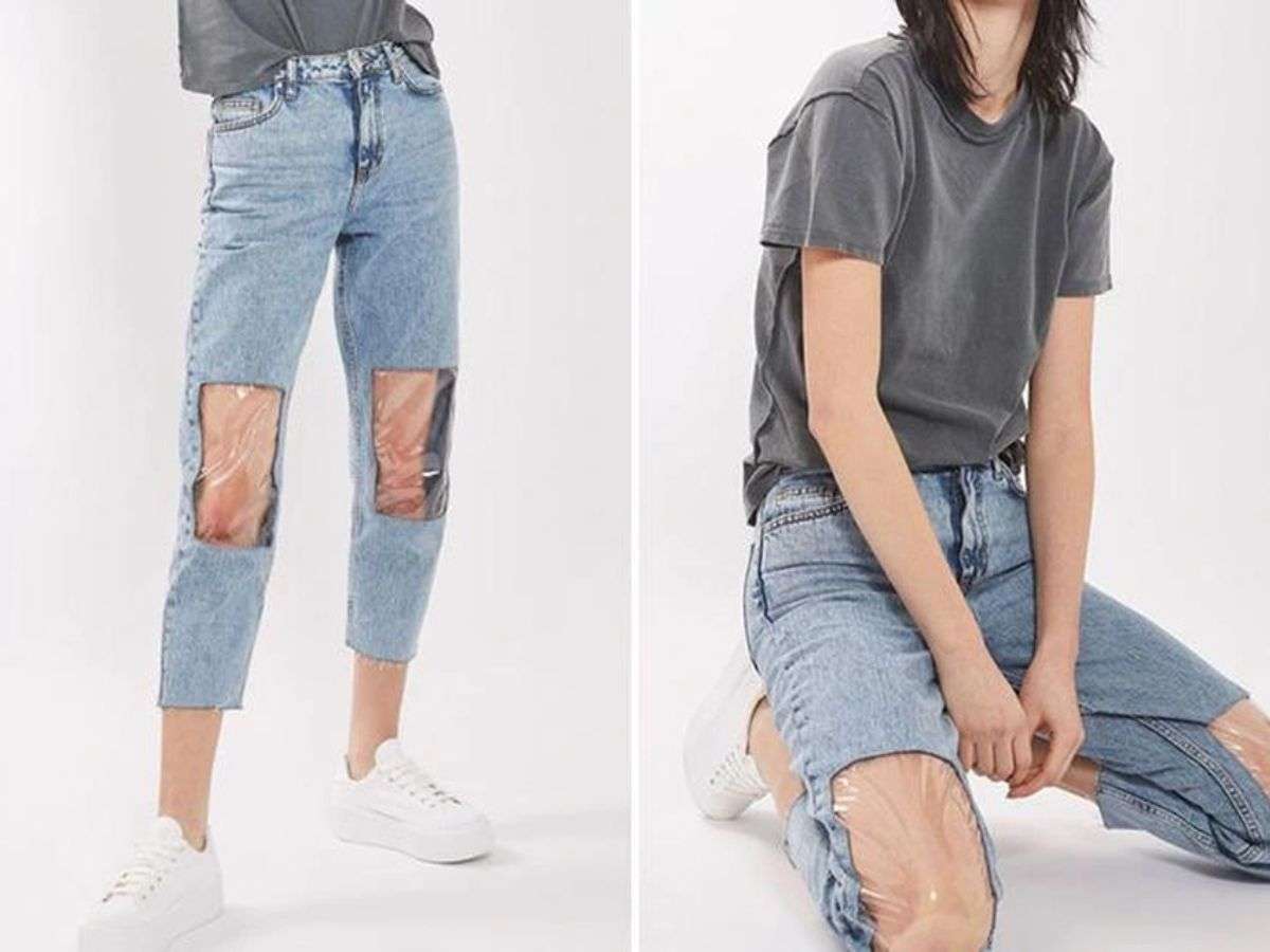 Vì sao quần jean dễ rách ở gối và liệu có nên vá lại không?