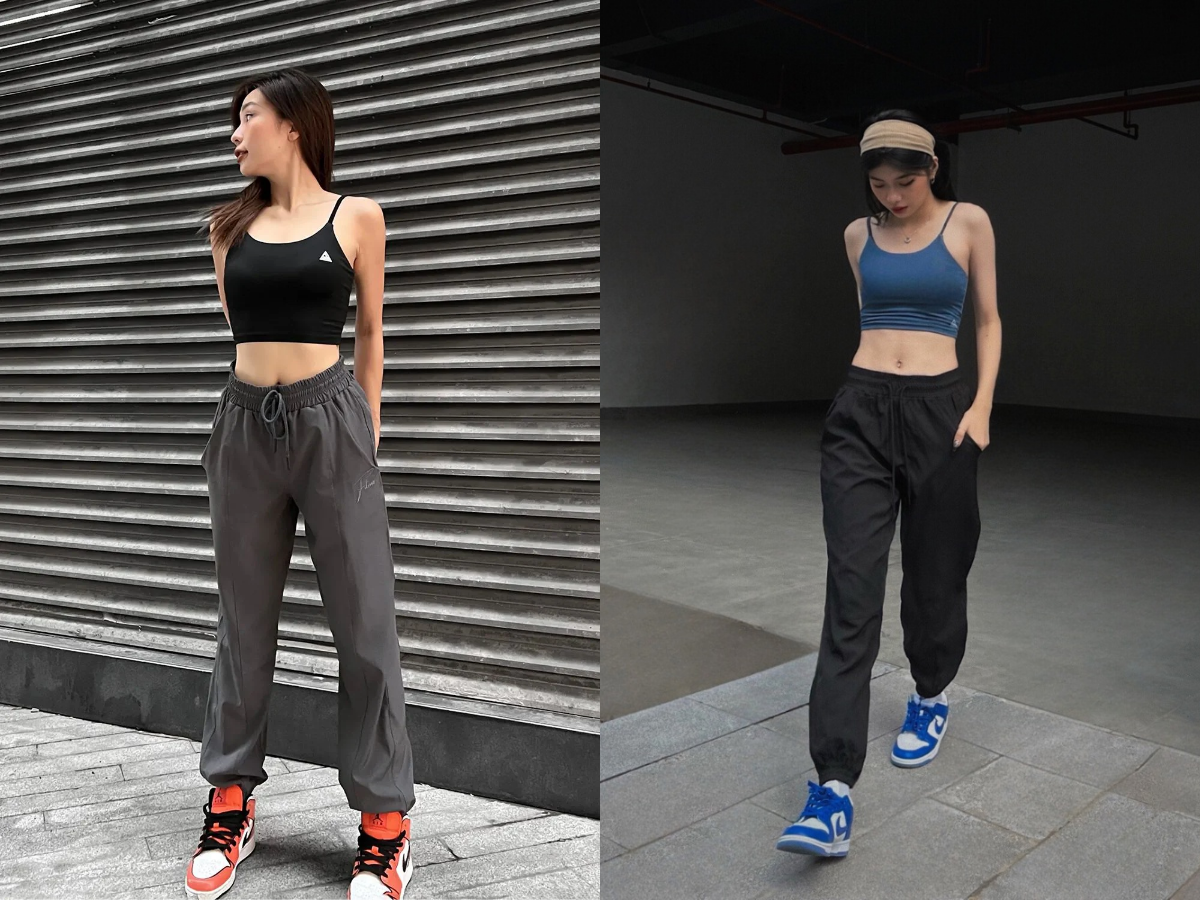 Áo bra và quần jogger
