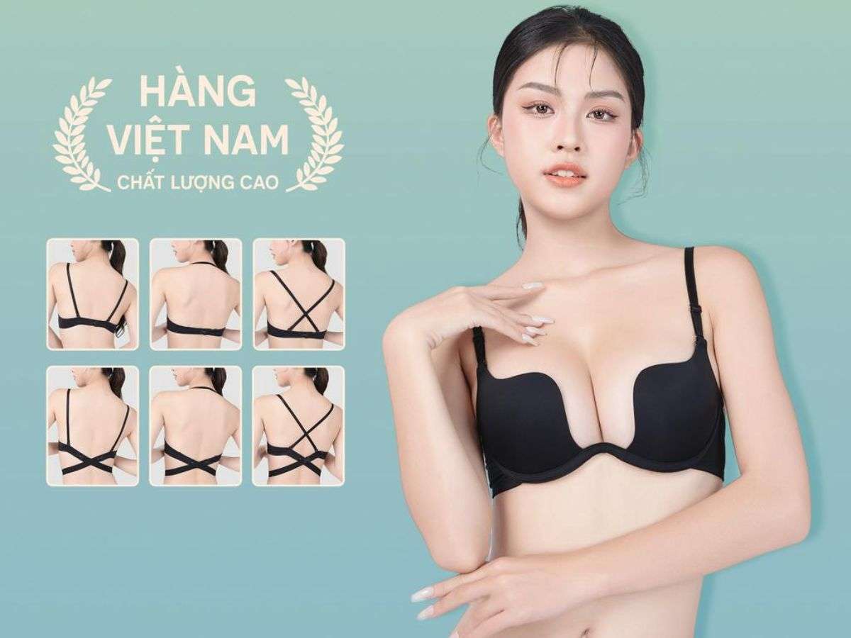Áo ngực chữ U mặc áo xẻ ngực sâu