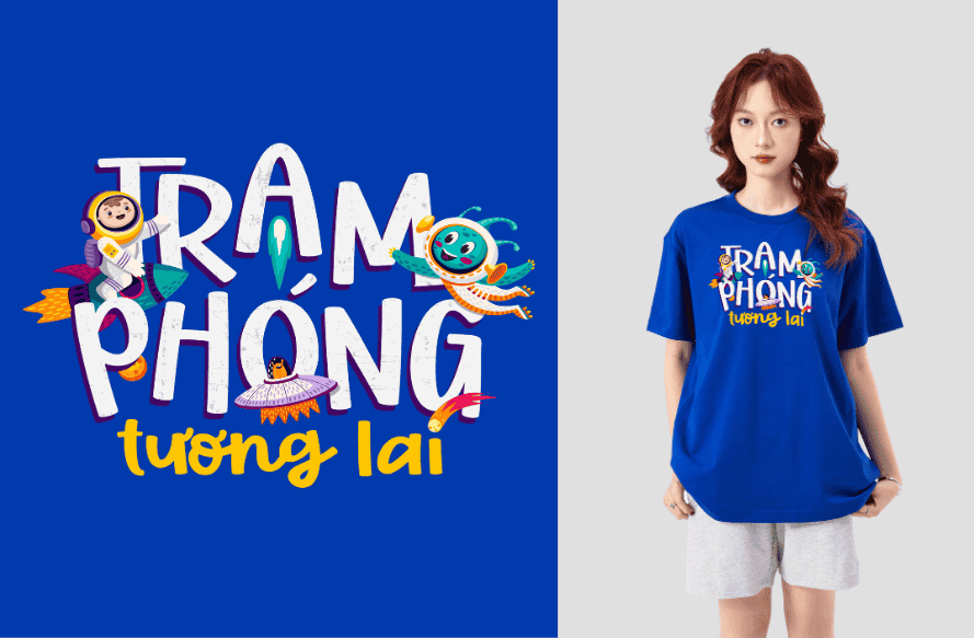 Áo in C&S Em ước mơ - Trạm phóng tương lai S2