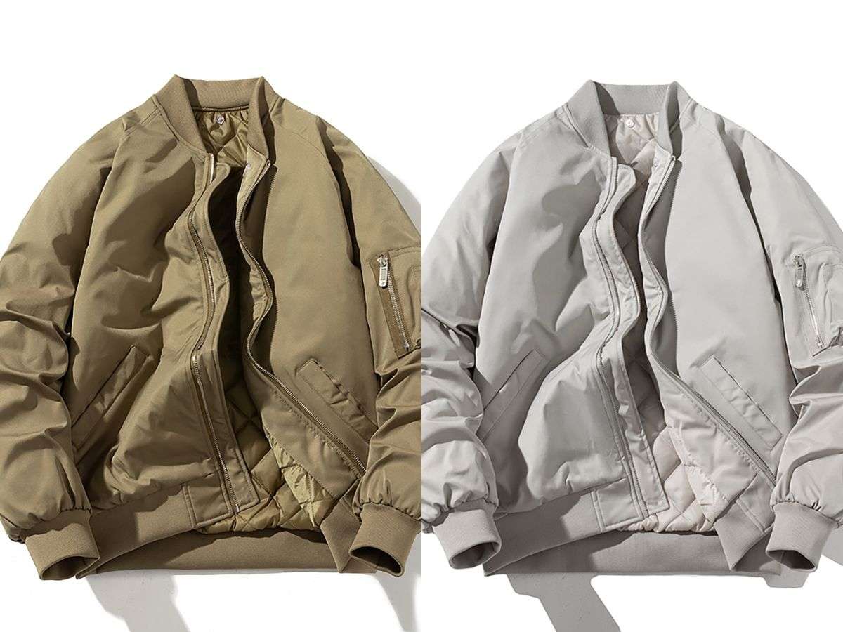 Áo khoác kaki bomber nam năng động