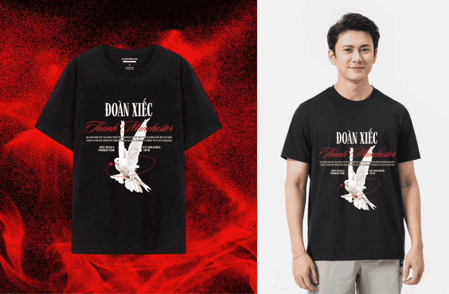 Áo Thun Nam Viet Devils - Đoàn Xiếc Thành Manchester