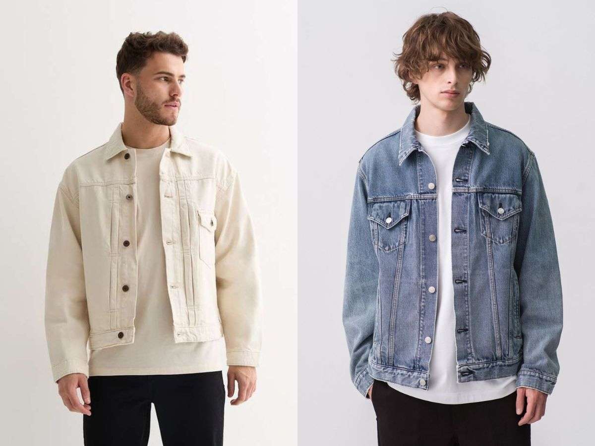 Trẻ trung và năng động với áo thun trắng và khoác denim