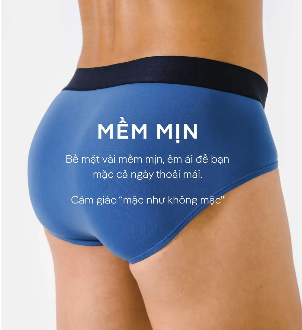 Quần lót briefs Excool mang lại cảm giác mặc như không mặc