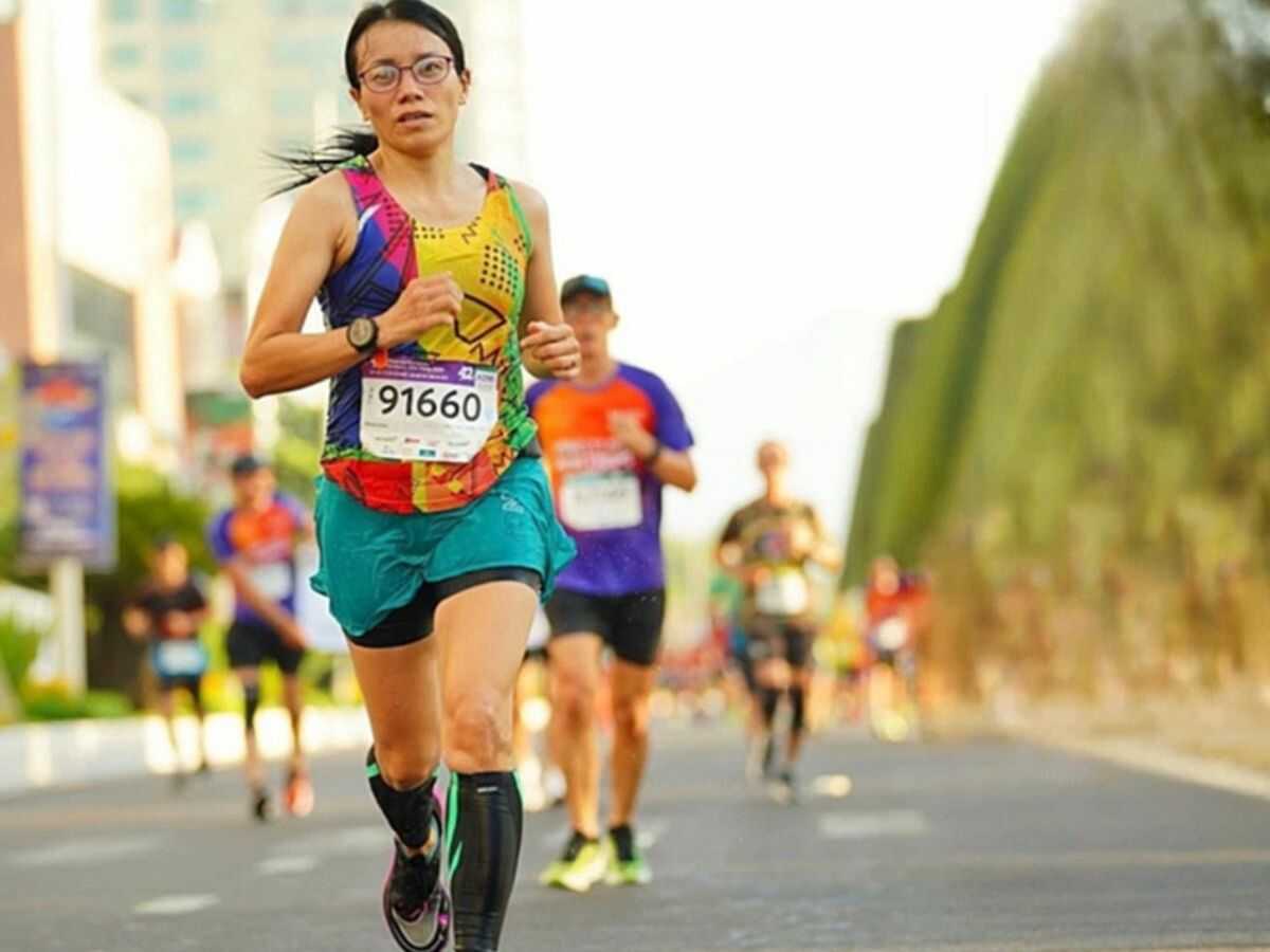 BIB chạy bộ hiển thị số dành cho vận động viên