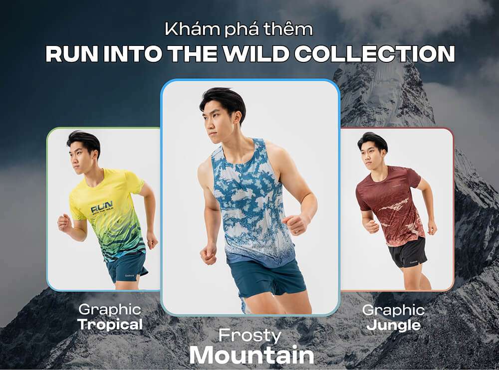 Bộ sưu tập Run Into The Wild với các họa tiết Graphic Tropical và Graphic Jungle