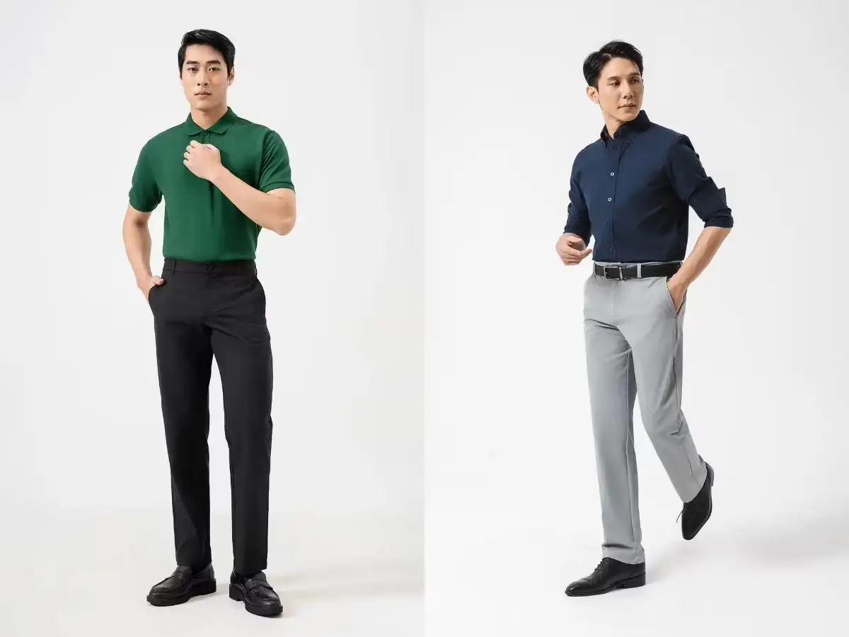 Chọn vải quần tây nam tôn vóc dáng