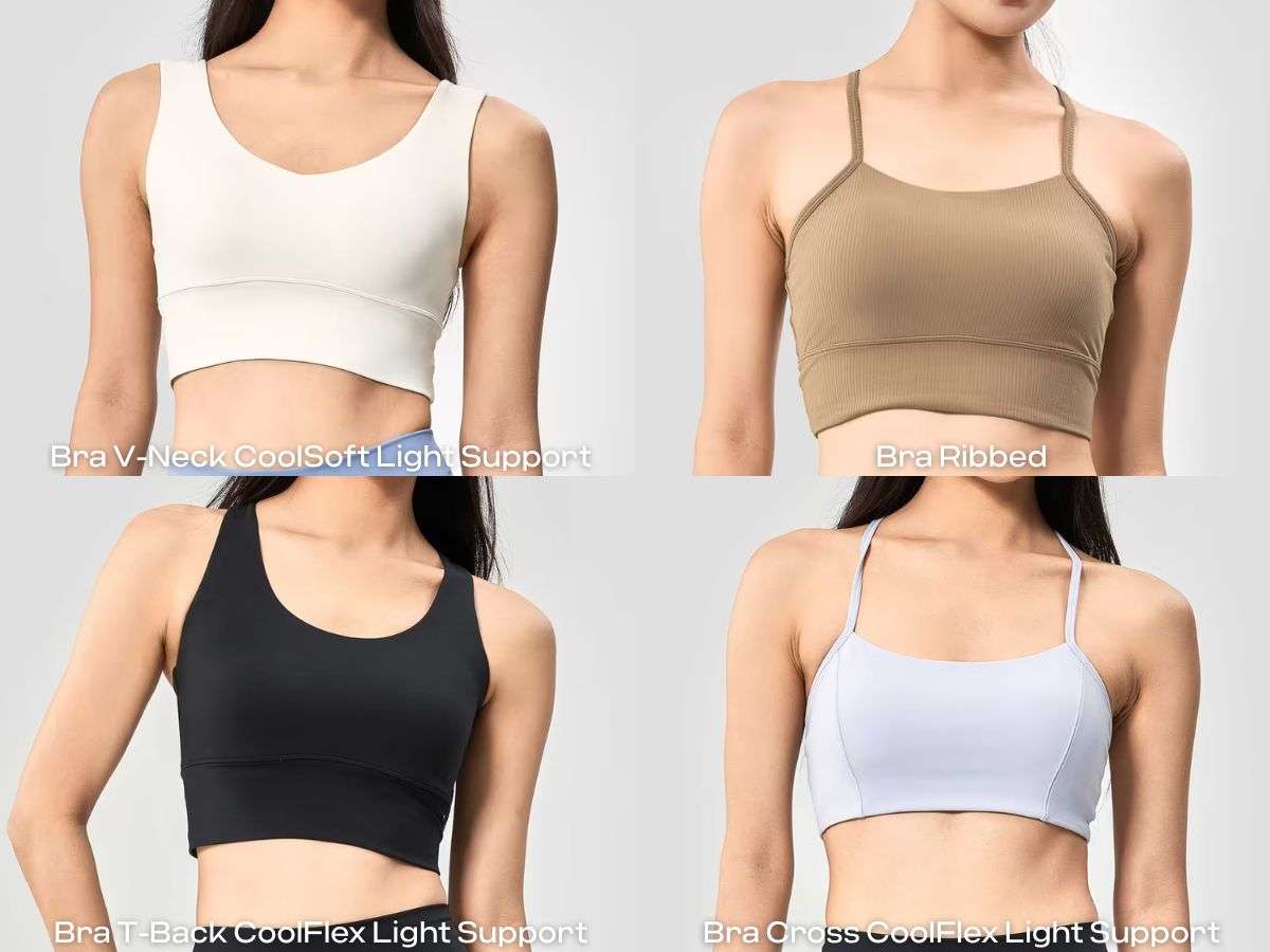 Những mẫu áo Bra tập Yoga Coolmate được yêu thích nhờ mềm mại, hiện đại và linh hoạt.