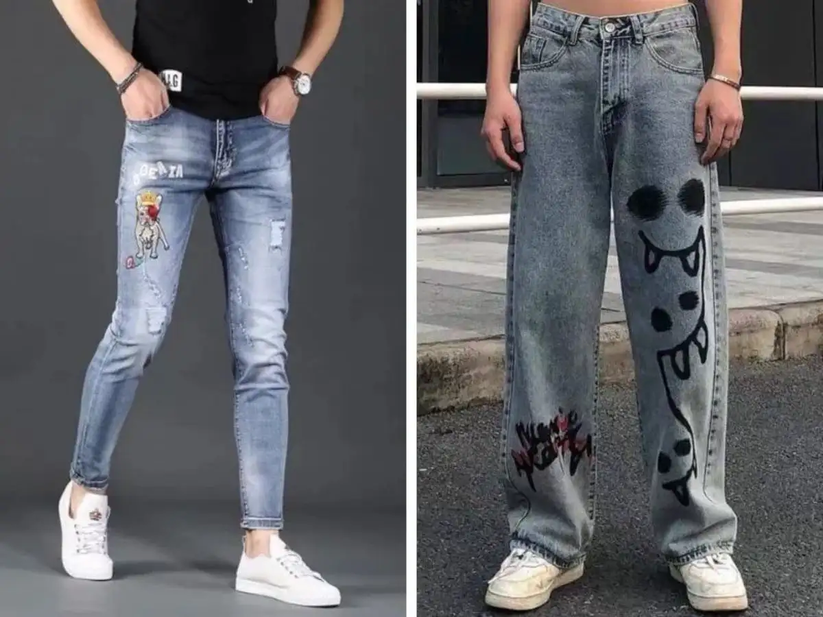 Để quần jean họa tiết luôn bền đẹp và giữ form chuẩn, bạn cần chú ý ngay từ khâu chọn mua: 