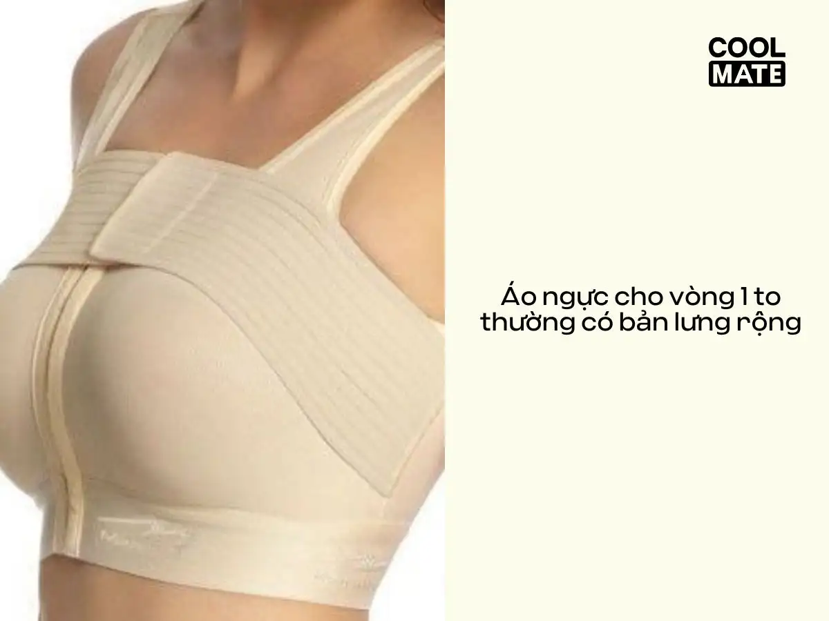 Cấu trúc của áo ngực cho người có vòng 1 to sẽ chắc chắn hơn