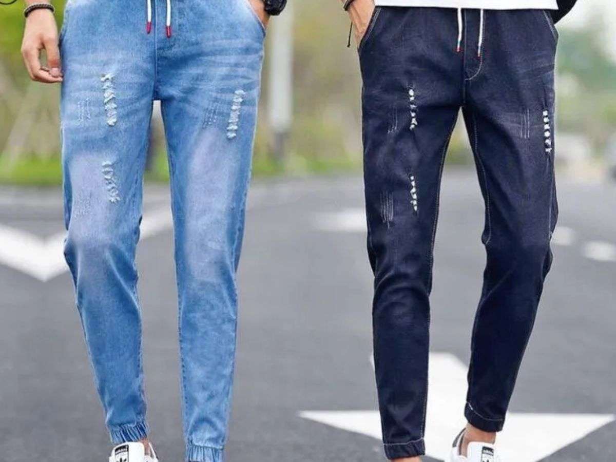 Bí kíp mặc quần jeans lưng thun cho mọi dáng người