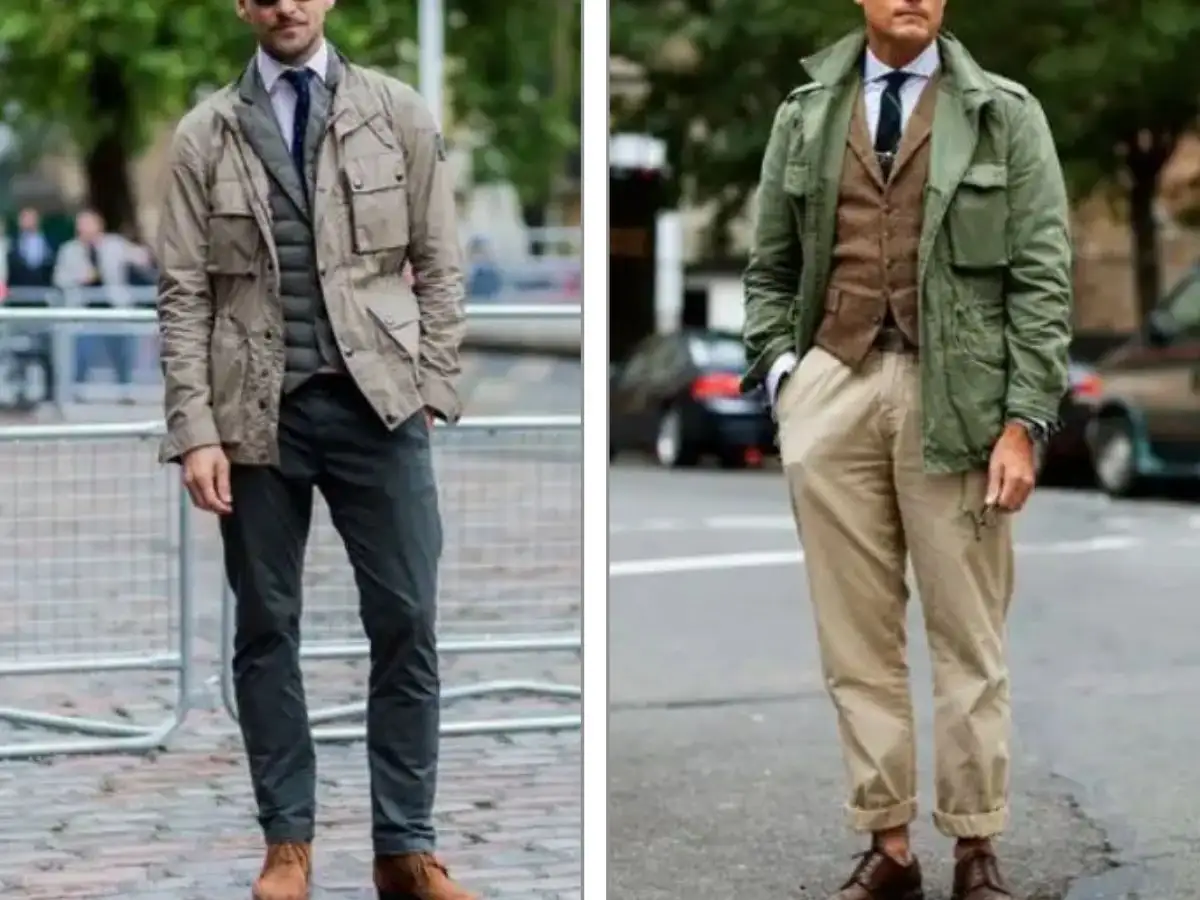 Lịch lãm cùng áo khoác kaki và suit 