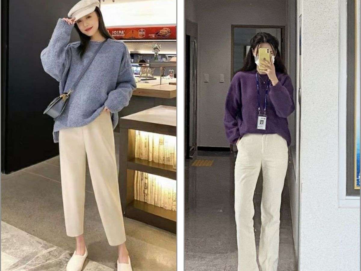 Sự kết hợp tạo ra vẻ ngoài nhí nhảnh trẻ trung