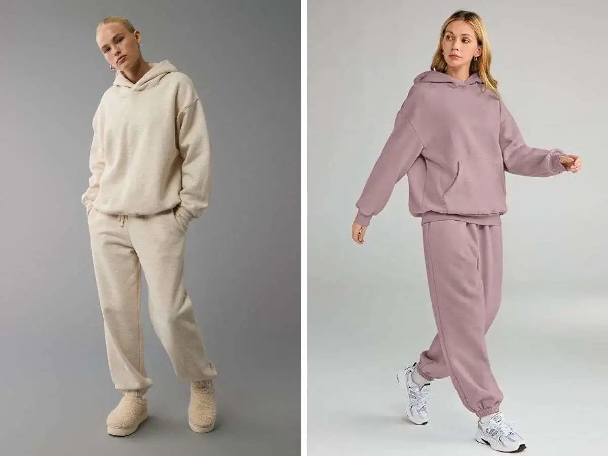 Áo hoodie và quần jogger giúp bạn trông trẻ trung