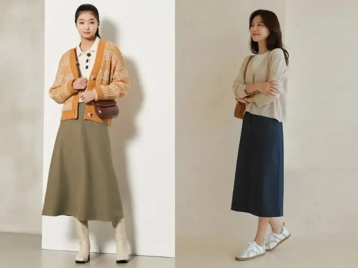 Áo cardigan là item không thể thiếu trong mùa thu đông