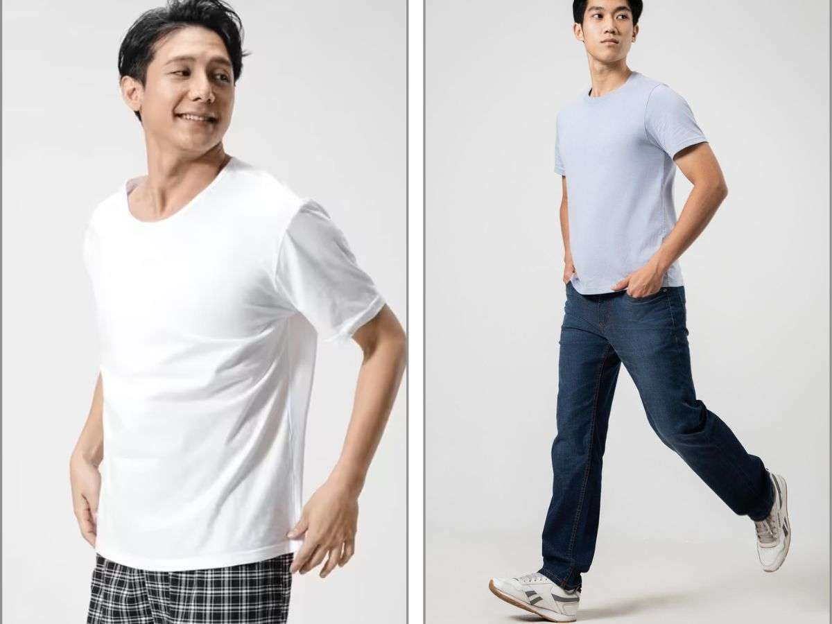 Áo thun và quần jean với bạn phối đồ Normcore đơn giản hơn