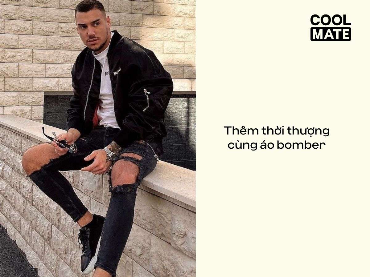 Thêm thời thượng cùng áo bomber