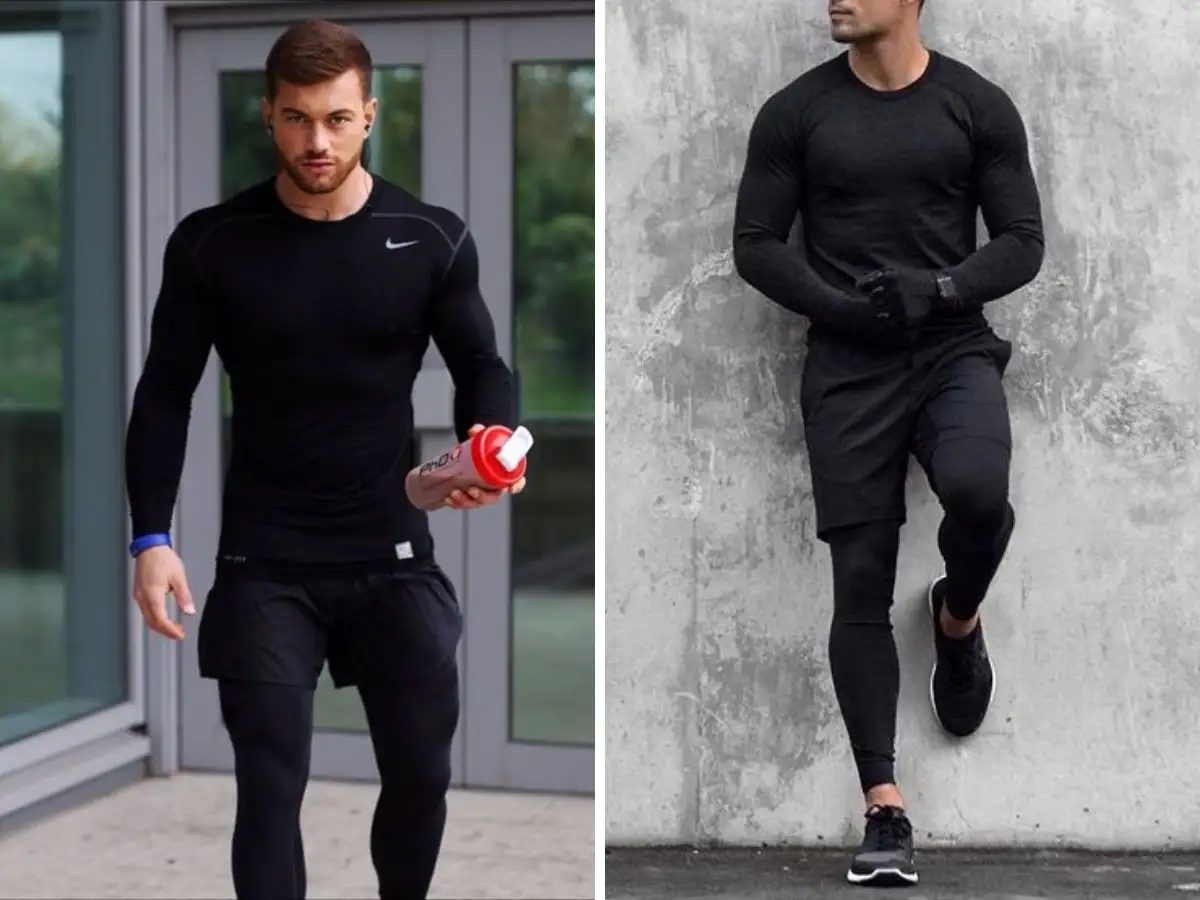Outfit tập luyện với quần legging