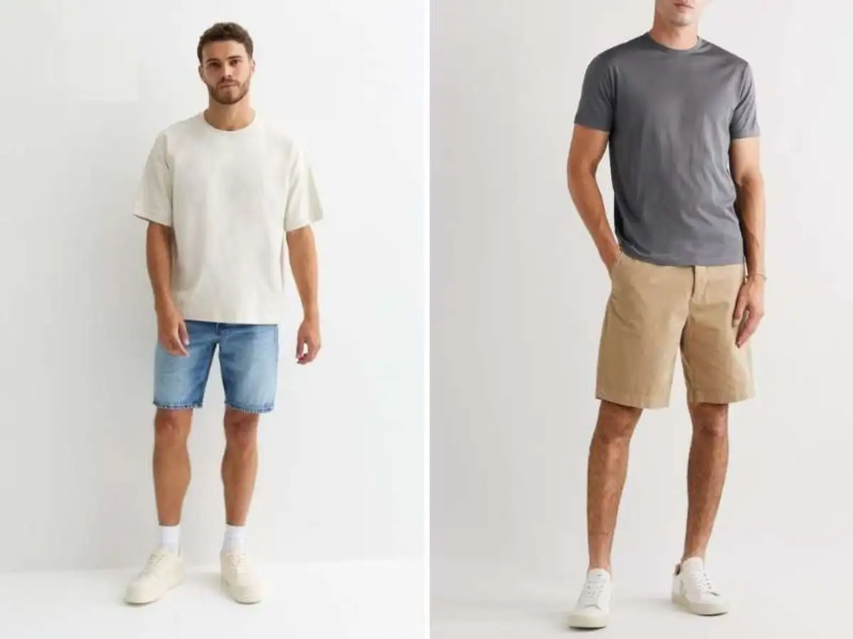 Áo Thun Basic + Quần Short Jean - Công Thức Vàng Không Bao Giờ Lỗi Mốt