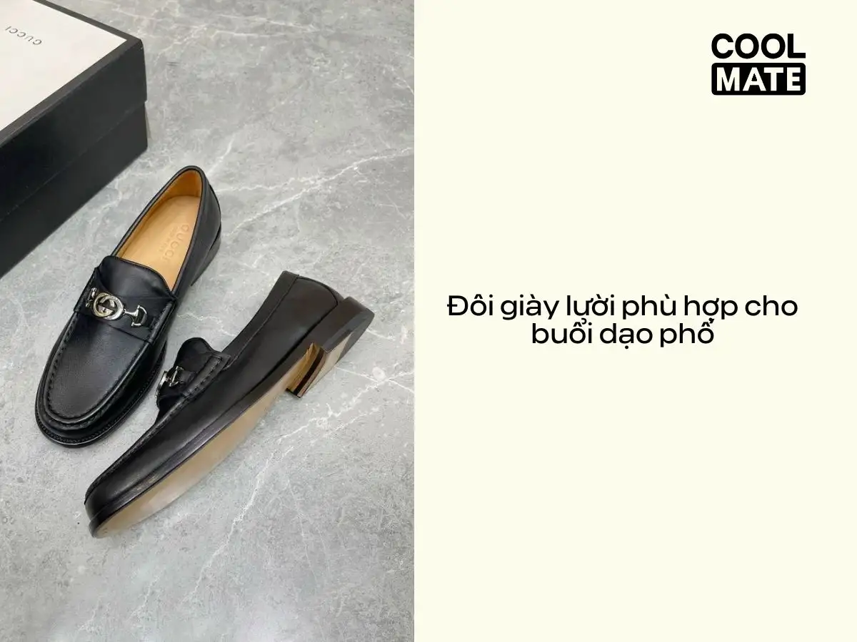 Đôi giày lười phù hợp cho buổi dạo phố