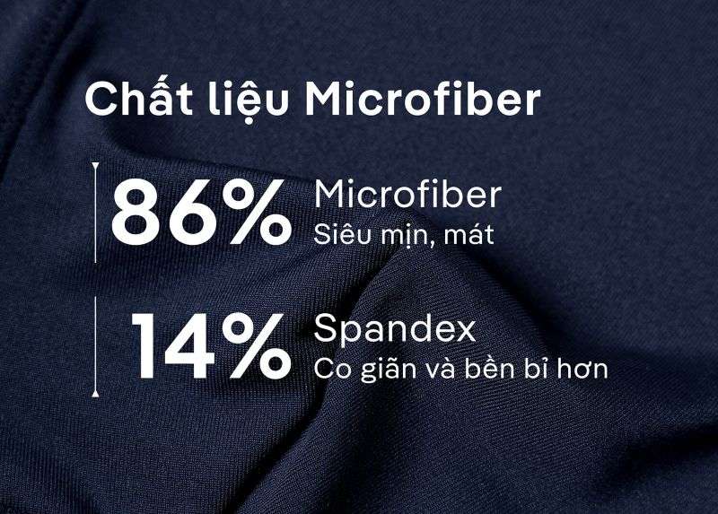 Chất liệu Microfiber siêu mịn