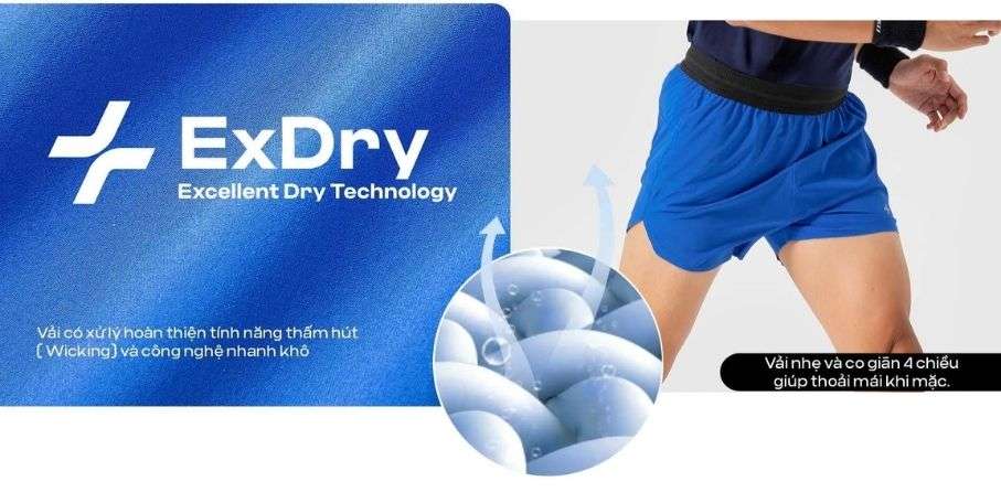 Quần chạy bộ CoolFast cho thi đấu, tempo, thời tiết nóng