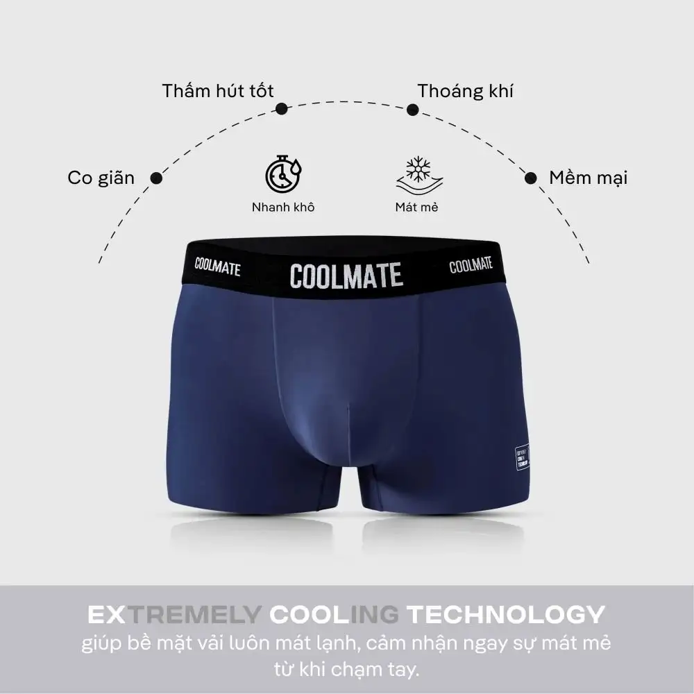 Tính năng vượt trội của quần lót nam Trunk Excool