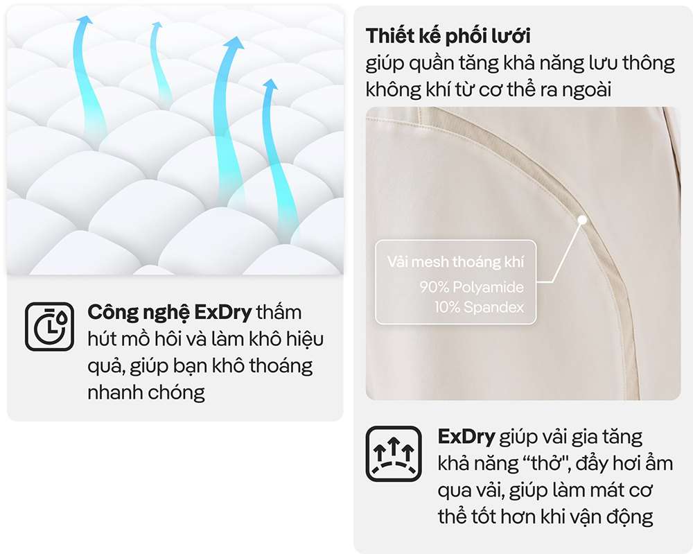 Công nghệ ExDry từ Coolmate